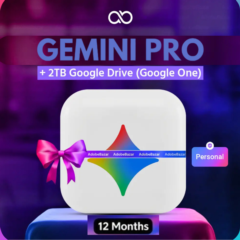 Google AI Gemini Pro 2 ТБ | | 12 месяцев | Персональный