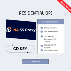 PIA PROXY RESIDENTIAL (IP) CD KEY (МНОГОВАРИАНТНЫЙ)