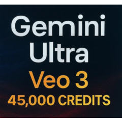 GEMINI ULTRA VEO 3 — 45 000 КРЕДИТОВ АККАУНТ