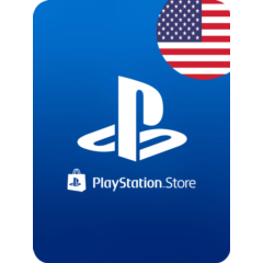 1$ USD (США) | PlayStation Network | Карта Пополнения