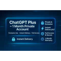 ChatGPT Plus 1 месяц, авто-доставка