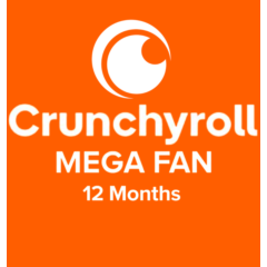 Crunchyroll Mega Fan – Премиум на 1 год