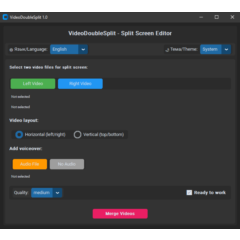 VideoDoubleSplit - Два видео одновременно в одном кадре