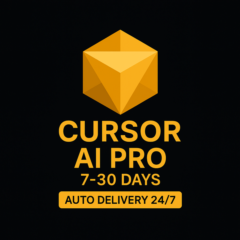 Cursor AI Pro | 7–30 дней | Личный аккаунт