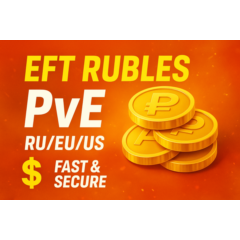 💰 Рубли EFT PvE | RU/ENG ⚡ Быстро и безопасно