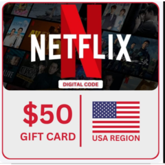 Подарочная карта Netflix $50 – ключ USA | Мгновенно