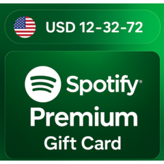 Карта Spotify Premium 12-36-72 USD США