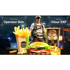 COD MW2 Burger Town Operator Skin + 1 Hour 2XP DISCOUNT