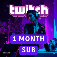 🎮 ТВИЧ ПОДПИСКА TIER 1 🎮 1 МЕСЯЦ