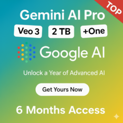 GEMINI AI PRO — 6 МЕСЯЦЕВ!