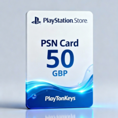 PSN Карта пополнения 50 GBP (Фунтов) Великобритания