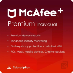 McAfee +™ Premium - Individual 1 Пользователь 1 Год