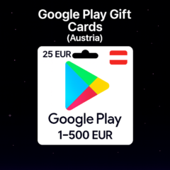 Google Play Gift Cards (Австрия) 1–500 EUR | Коды