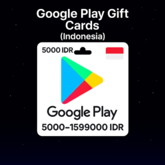 Google Play Gift Cards (Индонезия) 5000–1599000 IDR