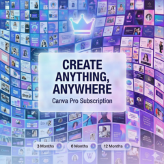 Подписка Canva Pro на 3/6/12 месяцев