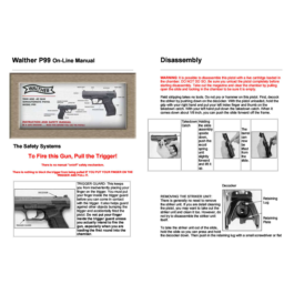 Pistol Walther P-99 Manual