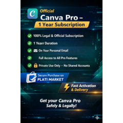 🚀 CANVA PRO – 1YEAR Subscription personal