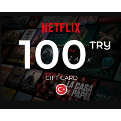 ПОДАРОЧНАЯ КАРТА NETFLIX 100 TL (Турция/Türkiye)/TR/TRy