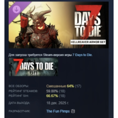 7 Days to Die Комплект Доспехов Адского Разорителя