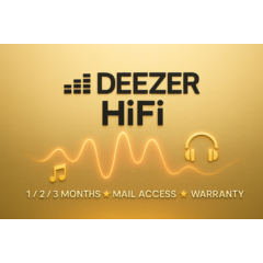 🎵🎧ДОСТУПК ПОЧТЕ DEEZERHI-FI НА1/3МЕСЯЦЕВ★ГАРАНТИЯ💥💯