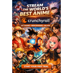 Crunchyroll Mega Fan – 1–12 месяцев – Аккаунт или попол