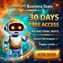 ChatGPT Business Team (30 Days) | Instant Invite + Warr