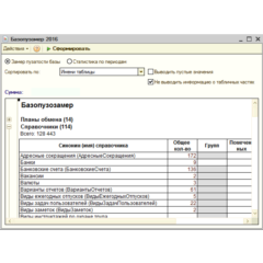 Базопузомер 1.03 и Базомер 8.2 для 1С Предприятия 8.X