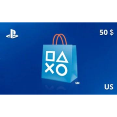 Подарочная карта PlayStation Network 50 долл. US