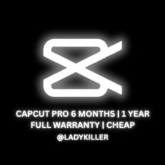 Capcut Pro Private Account 7/28/183/365 ДНЕЙ САМЫЙ ДЕ