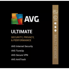 Ключ AVG Ultimate 2026 (1 год / 10 устройств) - Глобаль