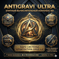 Antigravity PRO / ULTRA | GOOGLE AI PRO | Gemini 3.1| Claude Opus 4.6|ЛИЧНЫЙ 6месяцев