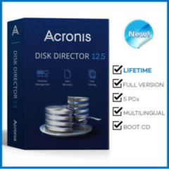 Acronis Disk Director 12.5 (лицензионный ключ)