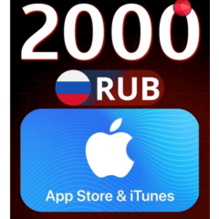 🇷🇺 Подарочная карта Apple AppStore на 2000 руб