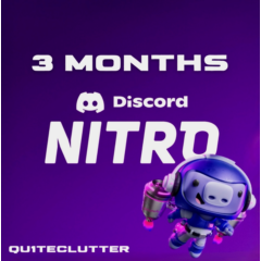DISCORD 3 МЕСЯЦА NITRO - МГНОВЕННАЯ ДОСТАВКА