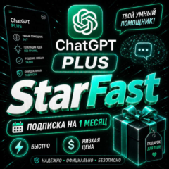 CHAT GPT PLUS, GO, PRO  | НА 1 МЕСЯЦ |  НА ВАШ АККАУНТ С ЗАХОДОМ | БЫСТРО
