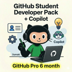 Пакет для студентов-разработчиков GitHub + Copilot 6 Month