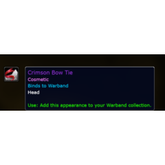 МАЛИНОВЫЙ ГАЛСТУК-БАБОЧКА | Трансмогрификация | Ключ