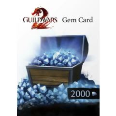 Guild Wars 2 - 2000 Gems Ключ / Весь мир (Arena.net)