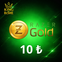 RAZER ТУРЦИЯ (10 ₺) ПОДАРОЧНАЯ КАРТА/АВТОДОСТАВКА/0%FEE