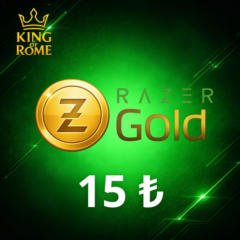 RAZER ТУРЦИЯ (15 ₺) ПОДАРОЧНАЯ КАРТА/АВТОДОСТАВКА/0%FEE
