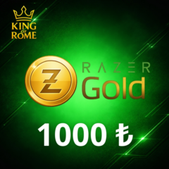 RAZER ТУРЦИЯ (1000 ₺) ПОДАРОЧНАЯ КАРТА/АВТОДОСТАВКА/0%