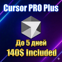 Cursor Pro Plus | 140$ | 3-5 дней | Личный аккаунт