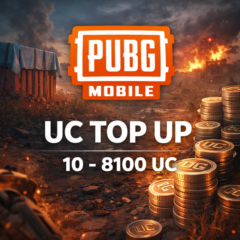 PUBG Mobile Gift Card — пополнение UC (10–8100) / Авто