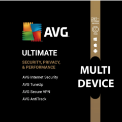 Ключ AVG Ultimate 2026 (1 год / 1 устройств) - Глобаль