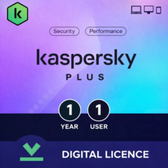 Kaspersky Plus –1 ПК 1 год  ключ –(ИН)