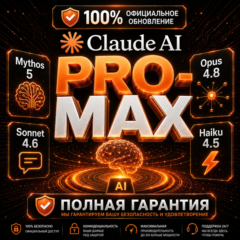 Claude Pro/ Max 5X/ Max 20X | Официальный апгрейд 100% | ПОЛНАЯ ГАРАНТИЯ (DISABLE)
