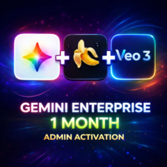 Активация Gemini Admin 1 Month | nanao banana pro veo3