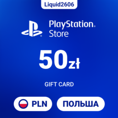 24/7  |  Карта пополнения PSN 50 PLN  (Злоты Польша)