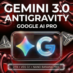 Google AI Pro (6 мес) + 2TB + Gemini 3.0 + Veo 3.1