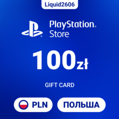 24/7  |  Карта пополнения PSN 100 PLN  (Злоты Польша)